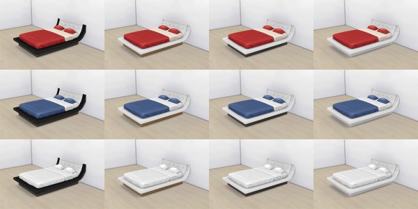  Mod The Sims: Comfy double bed by jolandas