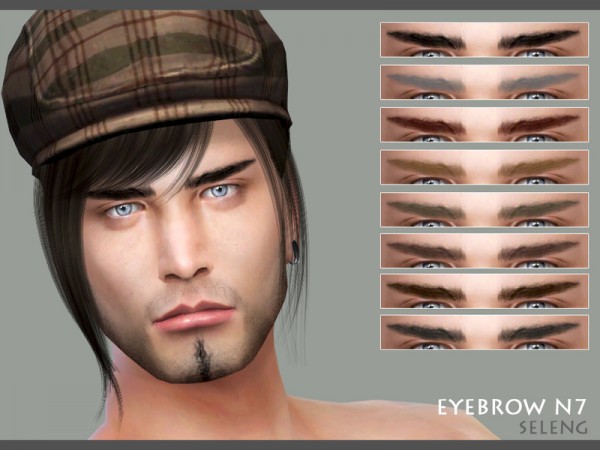 The Sims Resource: Eyebrows N7 by Seleng