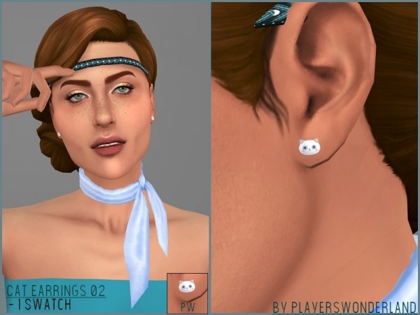  Players Wonderland: Cat Earrings 02