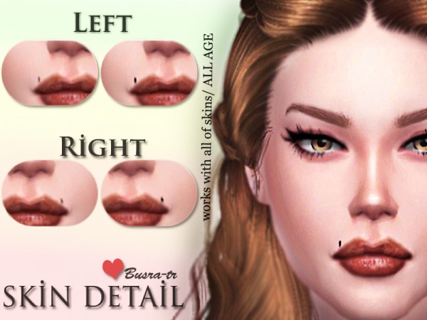  The Sims Resource: iX beauty mark by busra tr