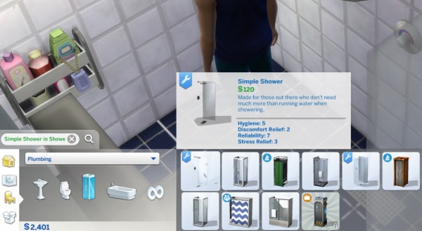  Mod The Sims: Modern Simple Shower by Jokerman