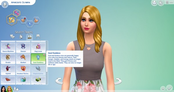  Mod The Sims: God/Goddess Trait by TheLovelyGameryt