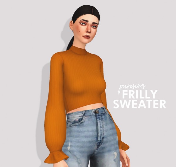  Pure Sims: Frilly sweater