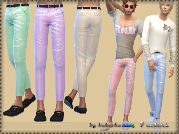  The Sims Resource: Pants Satin by bukovka