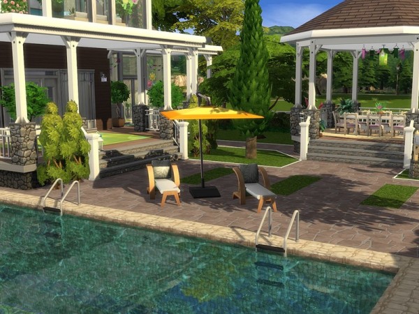  The Sims Resource: Spring Villa by MychQQQ