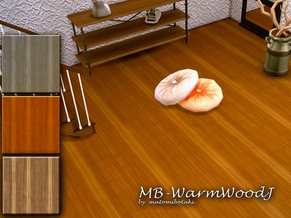  The Sims Resource: Warm Wood J by matomibotaki