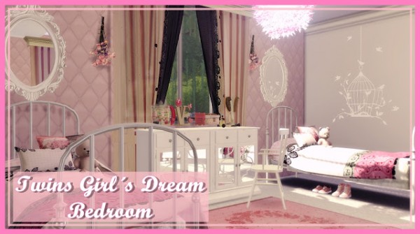 Liily Sims Desing: Twins Girls Dream Bedroom