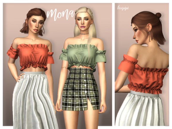  The Sims Resource: Mona Top by laupipi
