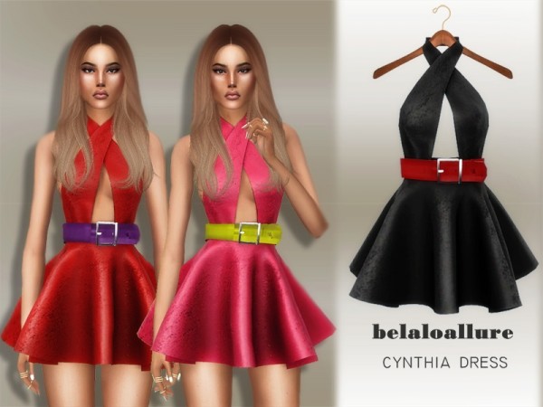  The Sims Resource: Cynthia dress by belal1997