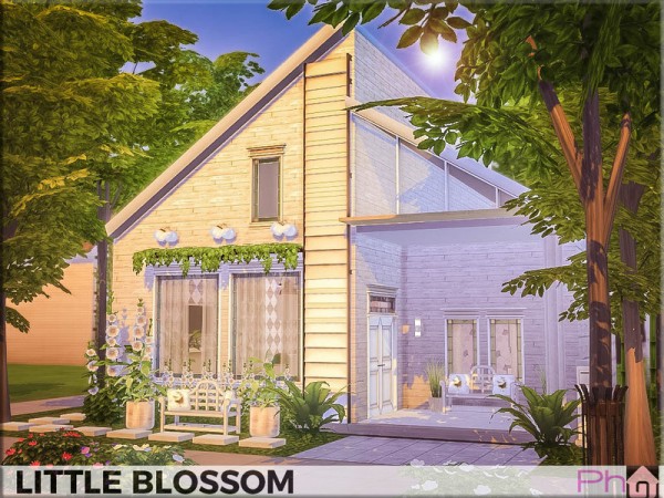  The Sims Resource: Little Blossom house by Pinkfizzzzz