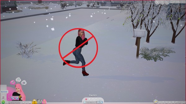  Mod The Sims: Sims will walk inside during a blizzard by Manderz0630