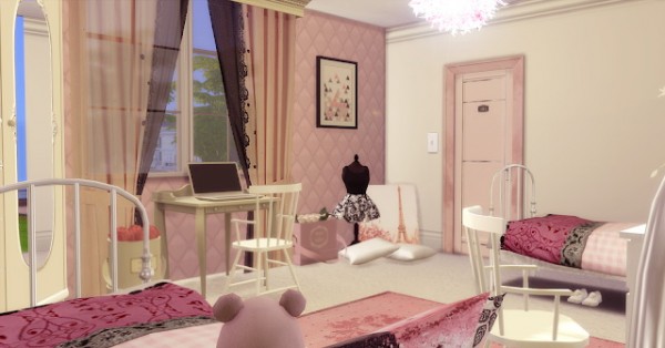  Liily Sims Desing: Twins Girls Dream Bedroom