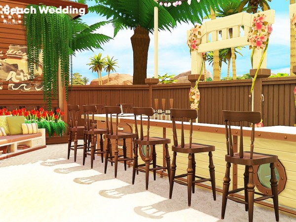  The Sims Resource: Beach Wedding  by Pralinesims