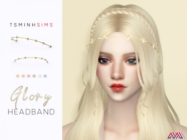  The Sims Resource: Glory Headband by TsminhSims