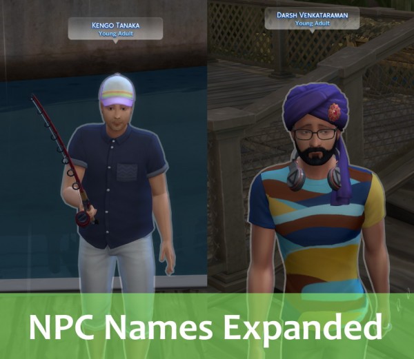  Mod The Sims: Names Expanded by nyandesu