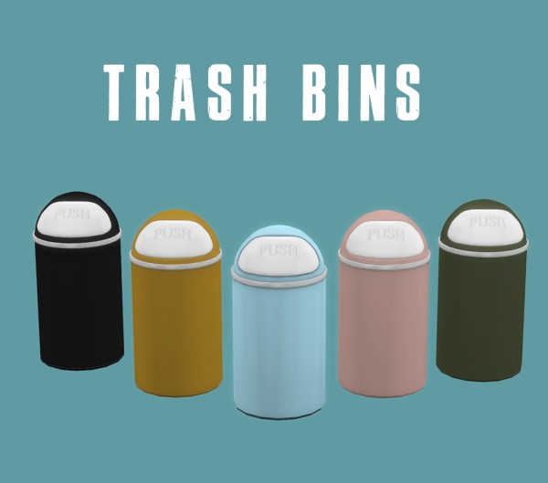  Leo 4 Sims: Trash bins