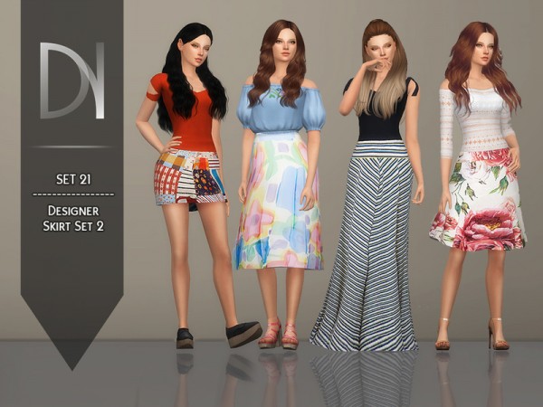  The Sims Resource: Designer Skirt Set 2 by DarkNighTt