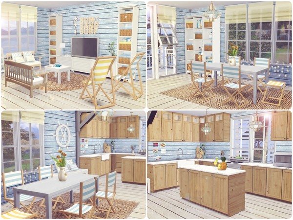  The Sims Resource: Beach Retreat house by Sooky