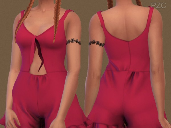  The Sims Resource: 2 Summer Little Tattoos by Pinkzombiecupcakes