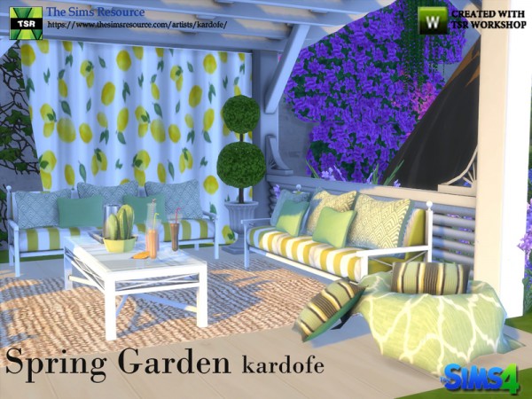  The Sims Resource: Spring Garden by kardofe