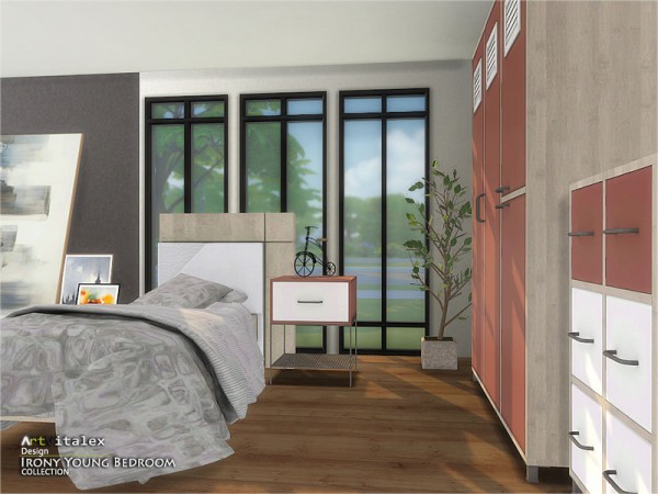  The Sims Resource: Irony Young Bedroom by ArtVitalex