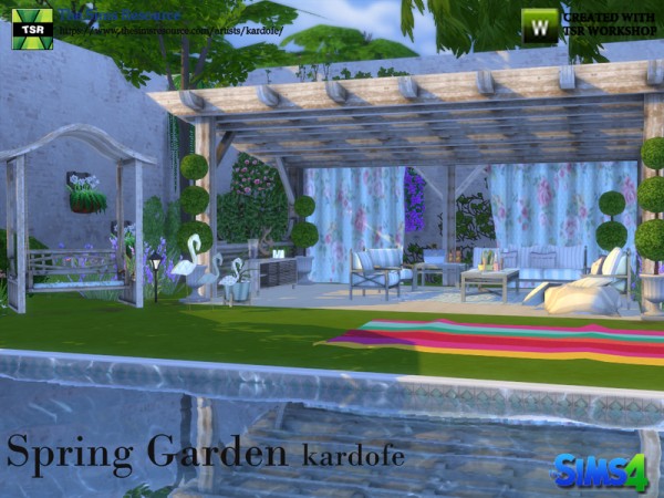  The Sims Resource: Spring Garden by kardofe