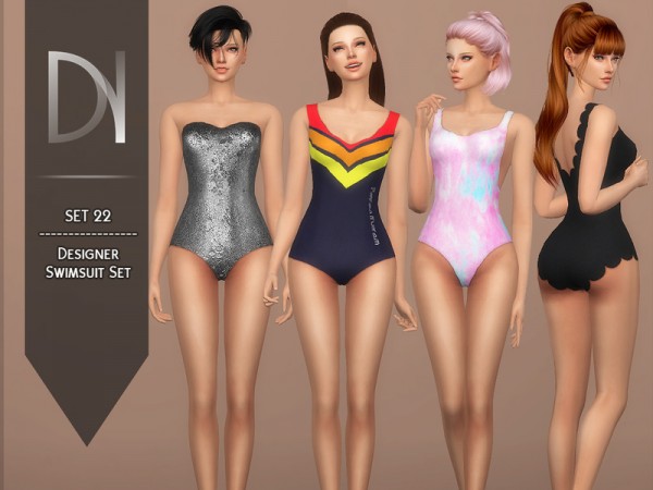  The Sims Resource: Designer Swimsuit Set by DarkNighTt