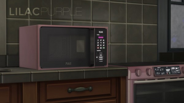 Mod The Sims: H&B MacroWave   Microwave oven by littledica