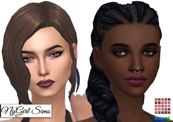 NY Girl Sims: Lipstick N0 5 in Matte and Glossy