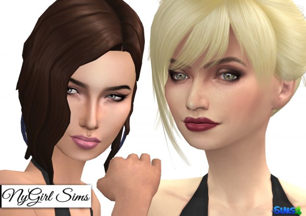 NY Girl Sims: Lipstick N0 5 in Matte and Glossy