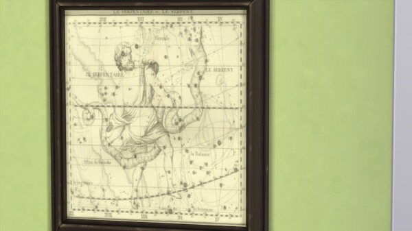  Mod The Sims: Celestial Maps Wall Hangings by indracanna