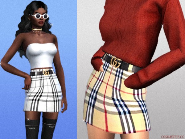  The Sims Resource: Designer Skirt by Cosimetics
