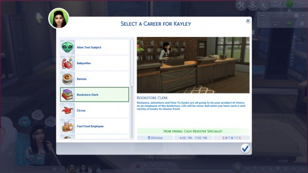  Mod The Sims: Part Time Careers by Twilightsims