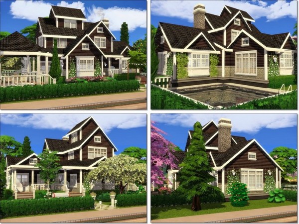  The Sims Resource: Tree Oaks house by MychQQQ