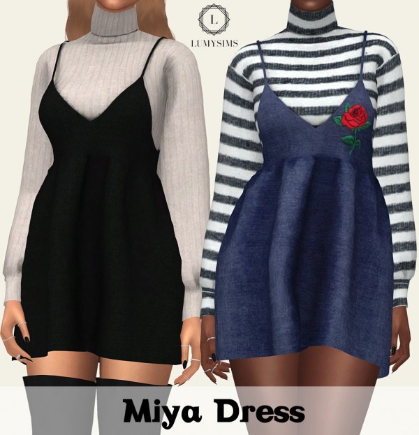  LumySims: Miya dress