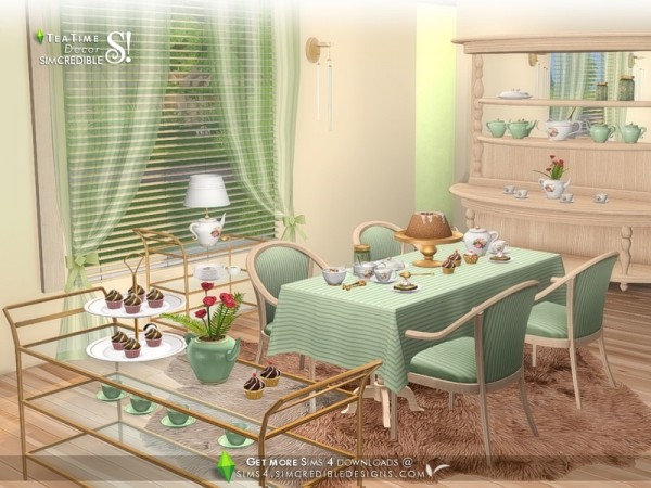  The Sims Resource: Tea Time Decor by SIMcredible