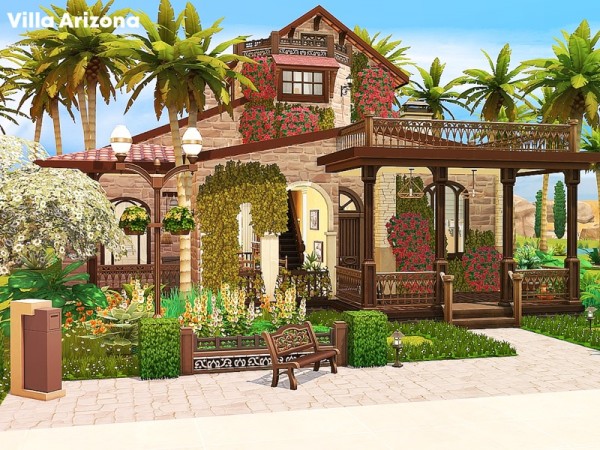  The Sims Resource: Villa Arizona by Pralinesims
