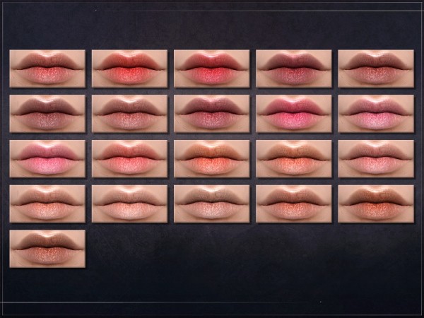  The Sims Resource: Vesicle Lipstick by RemusSirion