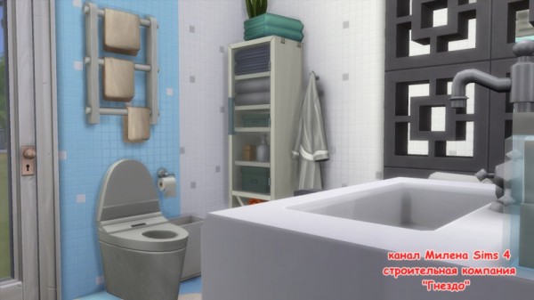 Sims 3 by Mulena: Bathroom Blue Dale