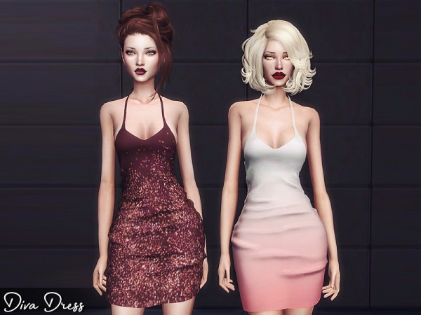 The Sims Resource: Diva Dress by Genius666