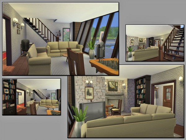  The Sims Resource: Straight Line Elegance house by matomibotaki