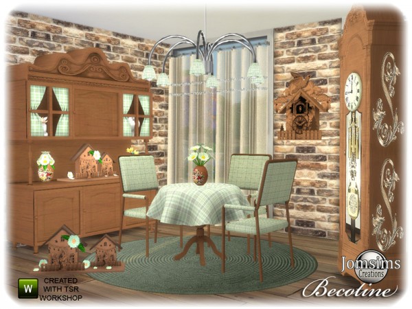  The Sims Resource: Becotine diningroom by jomsims
