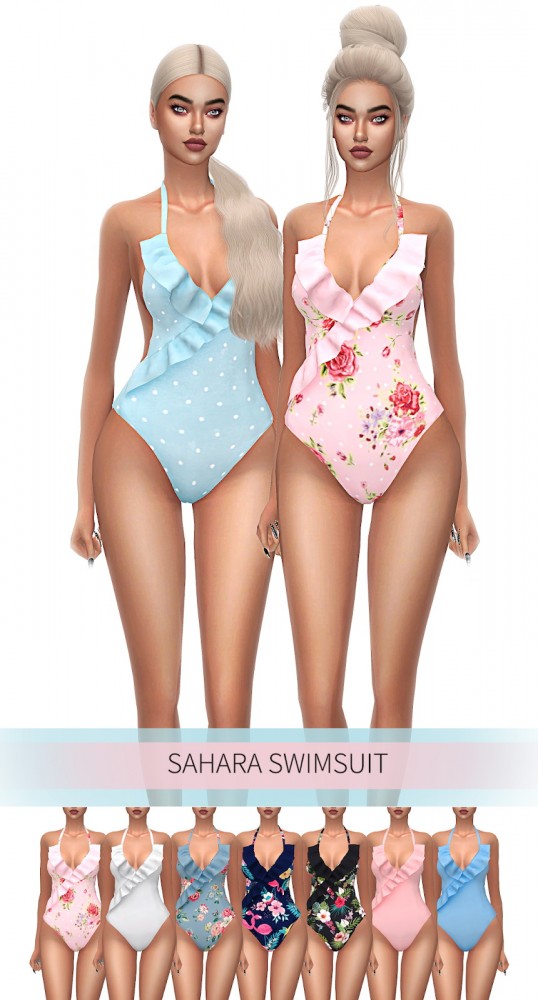  Frost Sims 4: Sahara swimsuit