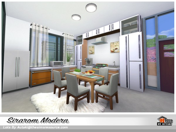 The Sims Resource: Sirarom Modern house by Autaki
