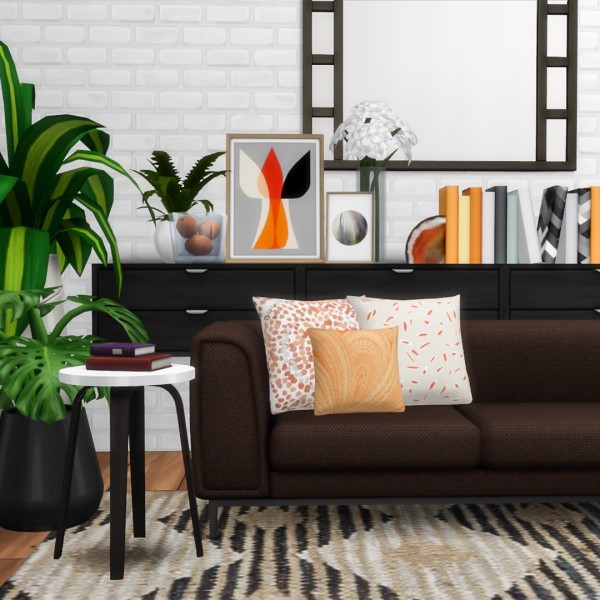  Simsational designs: Trenton Seating   Modern Sofa Set