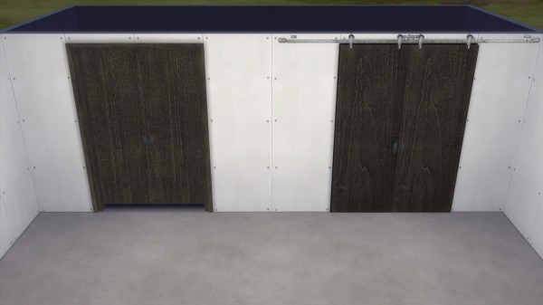  Mod The Sims: Railed Sliding Door by AshenSeaced