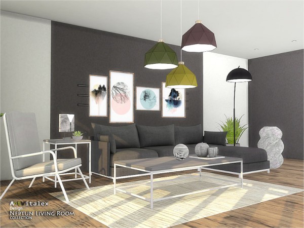  The Sims Resource: Neptun Livingroom by ArtVitalex