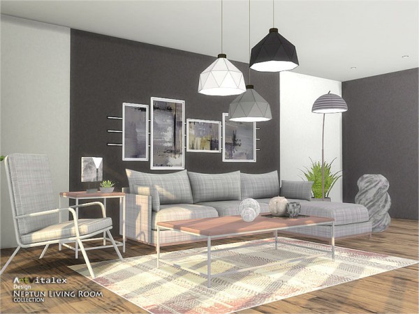  The Sims Resource: Neptun Livingroom by ArtVitalex