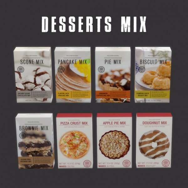  Leo 4 Sims: Desserts mix