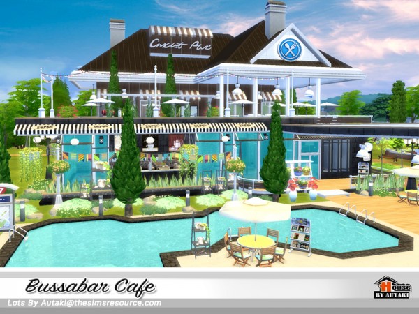  The Sims Resource: Bussabar Cafe by Autaki